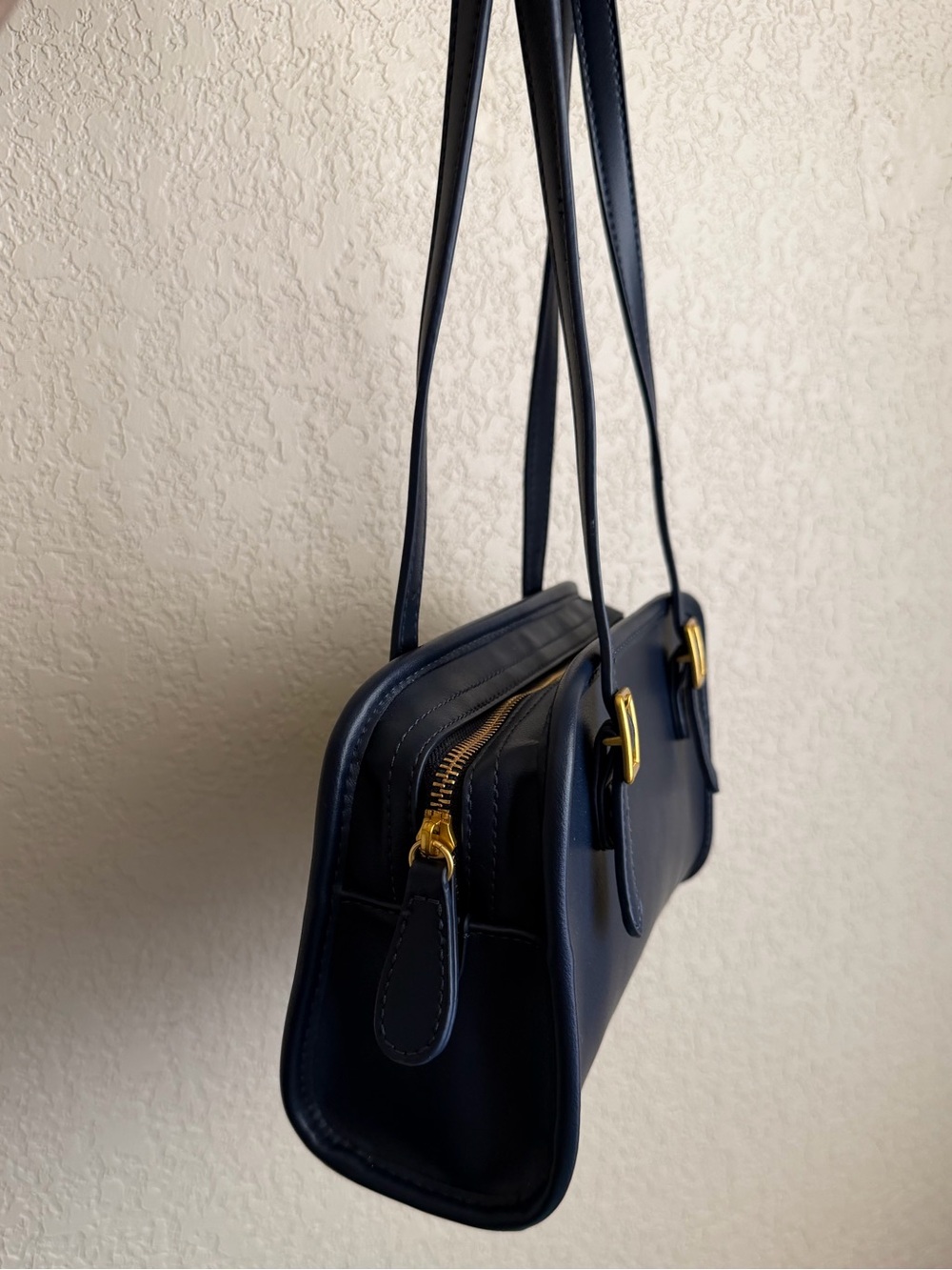 (SOLD ON DEPOP) Navy Blue Shoulder bag - Picture 3 of 4